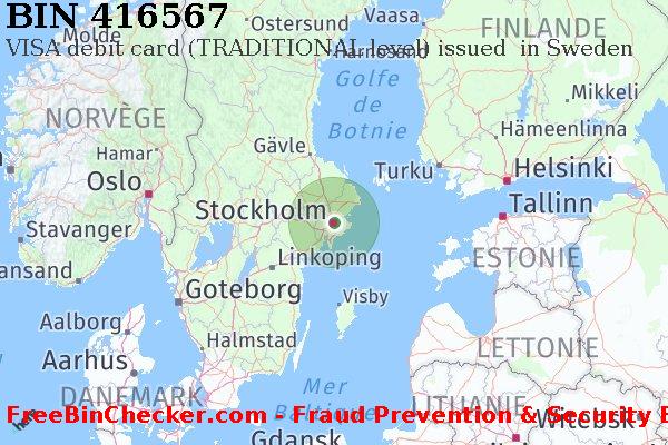 416567 VISA debit Sweden SE BIN Liste 