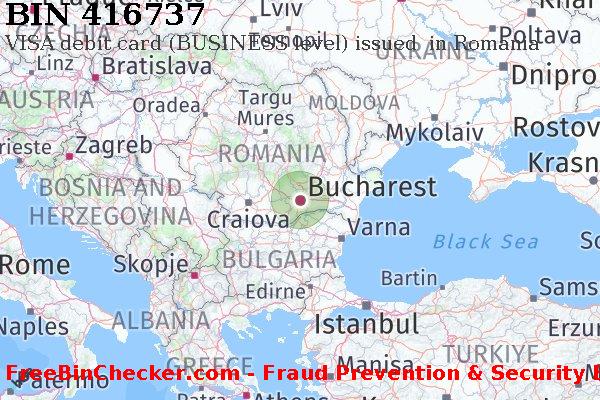 416737 VISA debit Romania RO BIN Lijst