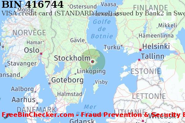 416744 VISA credit Sweden SE BIN Liste 