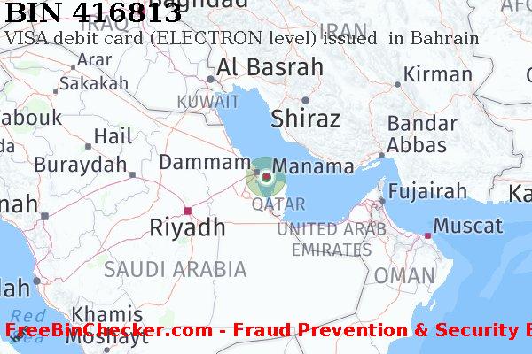416813 VISA debit Bahrain BH BIN Lijst
