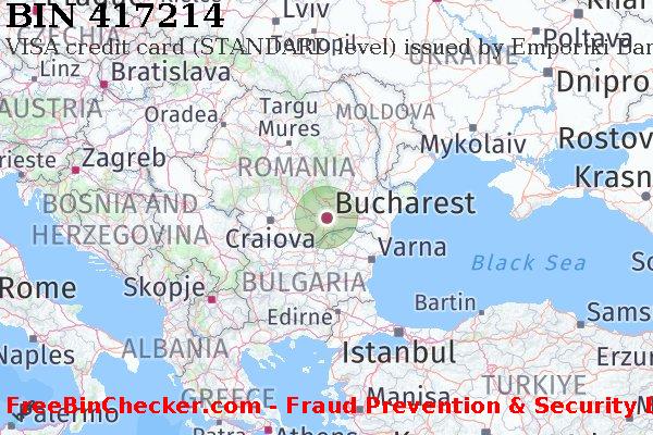 417214 VISA credit Romania RO BIN List