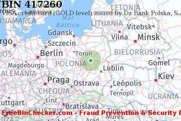 417260 VISA credit Poland PL Lista de BIN
