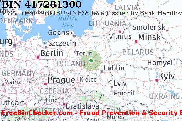 417281300 VISA credit Poland PL BIN Danh sách