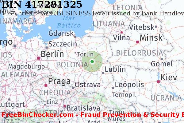 417281325 VISA credit Poland PL Lista de BIN