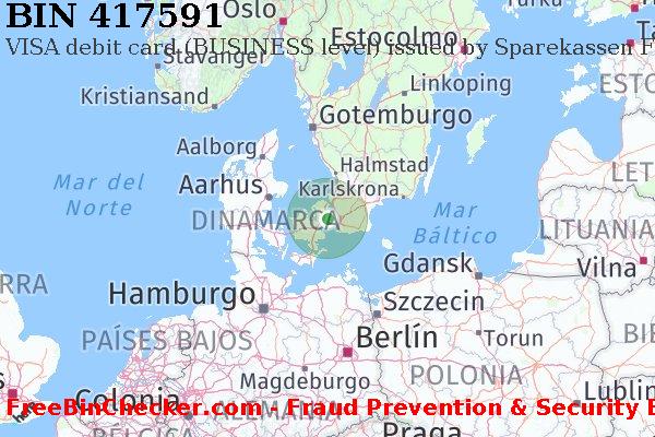 417591 VISA debit Denmark DK Lista de BIN