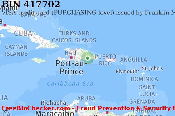 417702 VISA credit Dominican Republic DO BIN List