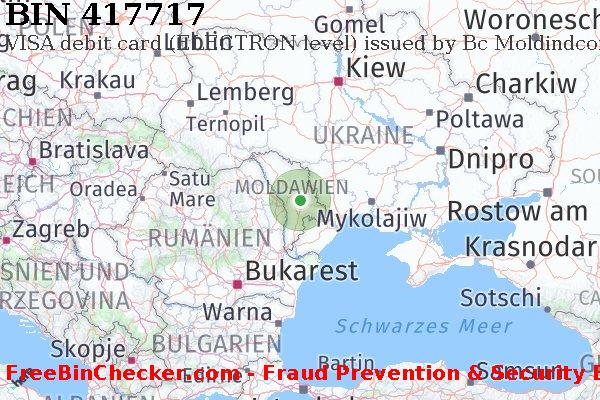 417717 VISA debit Moldova MD BIN-Liste
