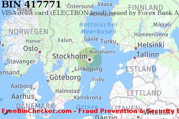 417771 VISA debit Sweden SE BIN-Liste