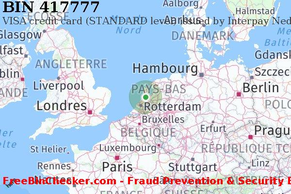 417777 VISA credit The Netherlands NL BIN Liste 