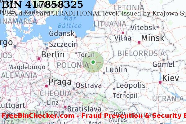 417858325 VISA debit Poland PL Lista de BIN