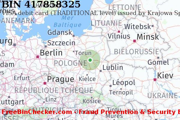 417858325 VISA debit Poland PL BIN Liste 