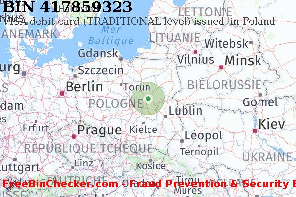 417859323 VISA debit Poland PL BIN Liste 