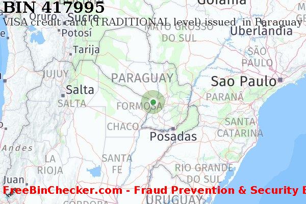 417995 VISA credit Paraguay PY BIN List