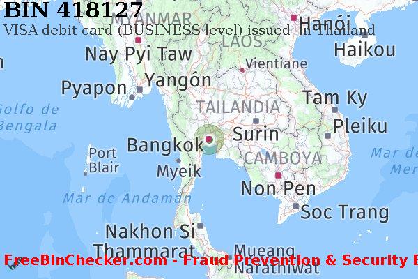 418127 VISA debit Thailand TH Lista de BIN
