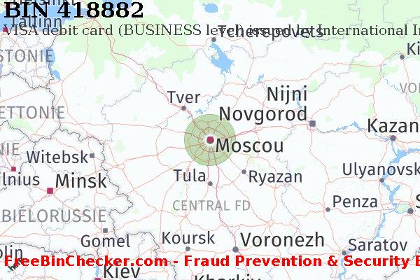 418882 VISA debit Russian Federation RU BIN Liste 