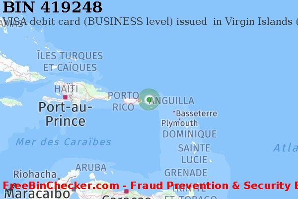419248 VISA debit Virgin Islands (U.S.) VI BIN Liste 