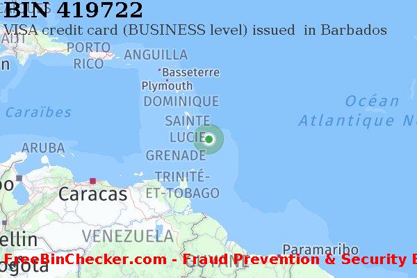 419722 VISA credit Barbados BB BIN Liste 