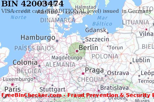 42003474 VISA credit Germany DE Lista de BIN