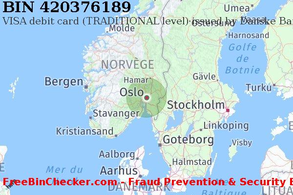 420376189 VISA debit Norway NO BIN Liste 