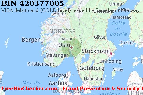 420377005 VISA debit Norway NO BIN Liste 
