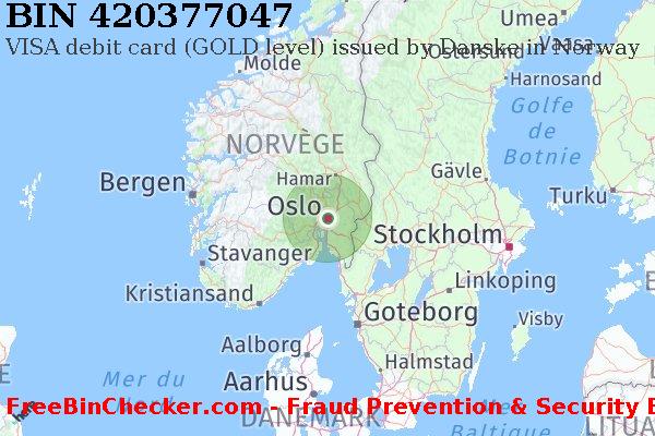 420377047 VISA debit Norway NO BIN Liste 
