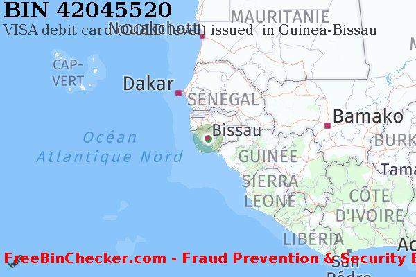 42045520 VISA debit Guinea-Bissau GW BIN Liste 
