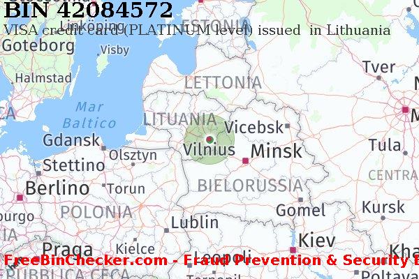 42084572 VISA credit Lithuania LT Lista BIN