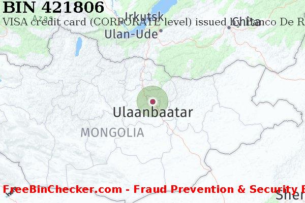 421806 VISA credit Mongolia MN BIN List