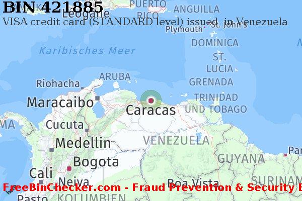 421885 VISA credit Venezuela VE BIN-Liste