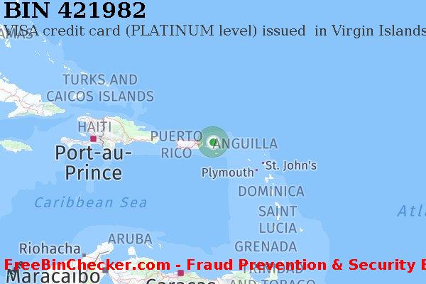 421982 VISA credit Virgin Islands (U.S.) VI BIN List