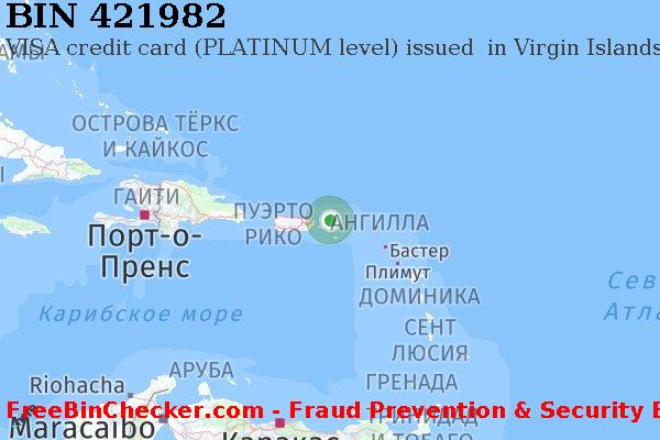 421982 VISA credit Virgin Islands (U.S.) VI Список БИН