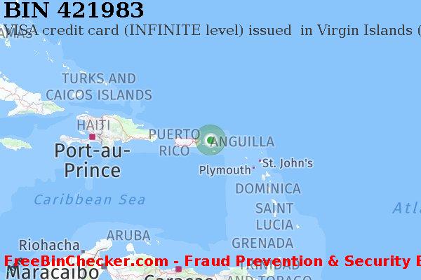 421983 VISA credit Virgin Islands (U.S.) VI BIN List