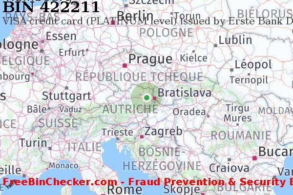 422211 VISA credit Austria AT BIN Liste 