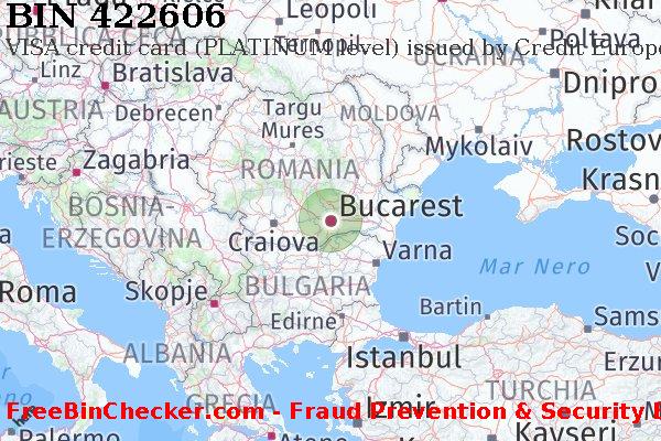 422606 VISA credit Romania RO Lista BIN