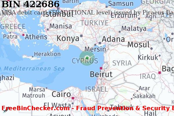 422686 VISA debit Cyprus CY BIN List