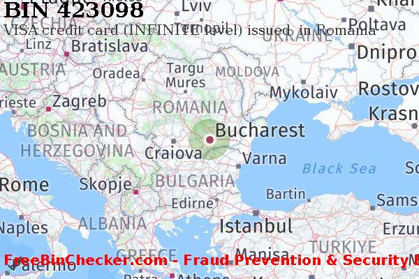 423098 VISA credit Romania RO BIN List