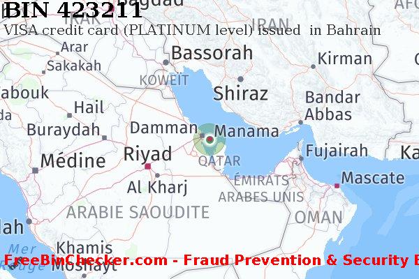 423211 VISA credit Bahrain BH BIN Liste 