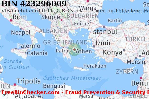 423296009 VISA debit Greece GR BIN-Liste