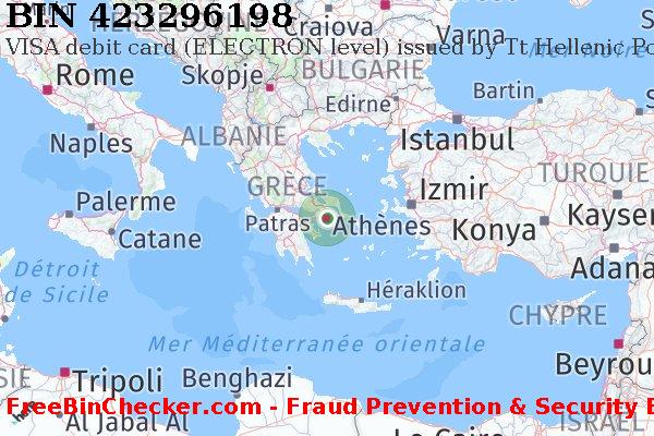 423296198 VISA debit Greece GR BIN Liste 