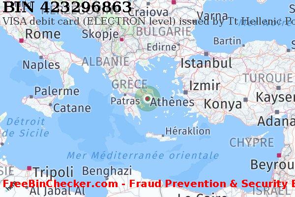 423296863 VISA debit Greece GR BIN Liste 