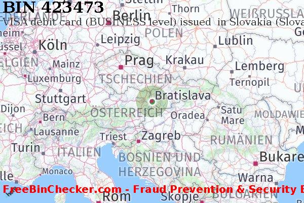 423473 VISA debit Slovakia (Slovak Republic) SK BIN-Liste
