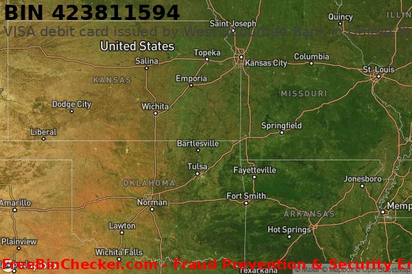 423811594 VISA debit United States US BIN List
