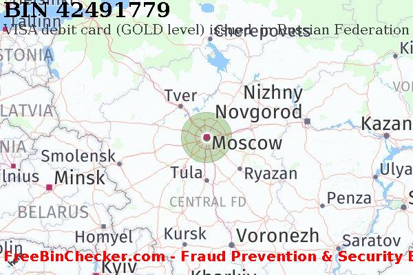 42491779 VISA debit Russian Federation RU BIN List