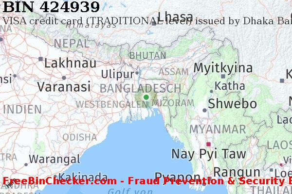 424939 VISA credit Bangladesh BD BIN-Liste