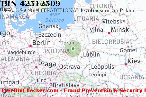 42512509 VISA debit Poland PL Lista de BIN