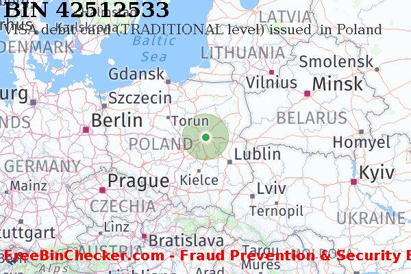 42512533 VISA debit Poland PL BIN List