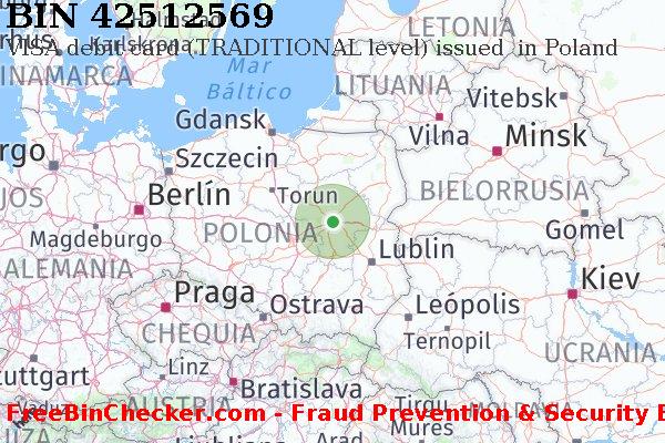 42512569 VISA debit Poland PL Lista de BIN