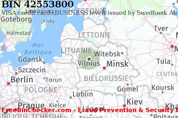 42553800 VISA credit Lithuania LT BIN Liste 