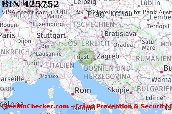 425752 VISA credit Slovenia SI BIN-Liste