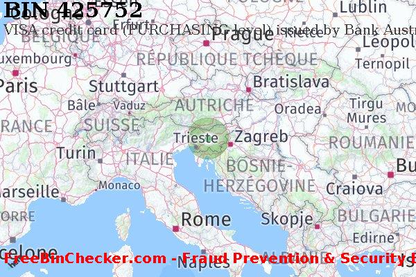 425752 VISA credit Slovenia SI BIN Liste 